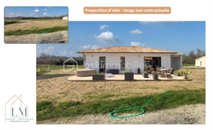 terrain a batir à la vente -   33920  SAINT CHRISTOLY DE BLAYE, surface 1300 m2 vente terrain a batir - UBI463826018